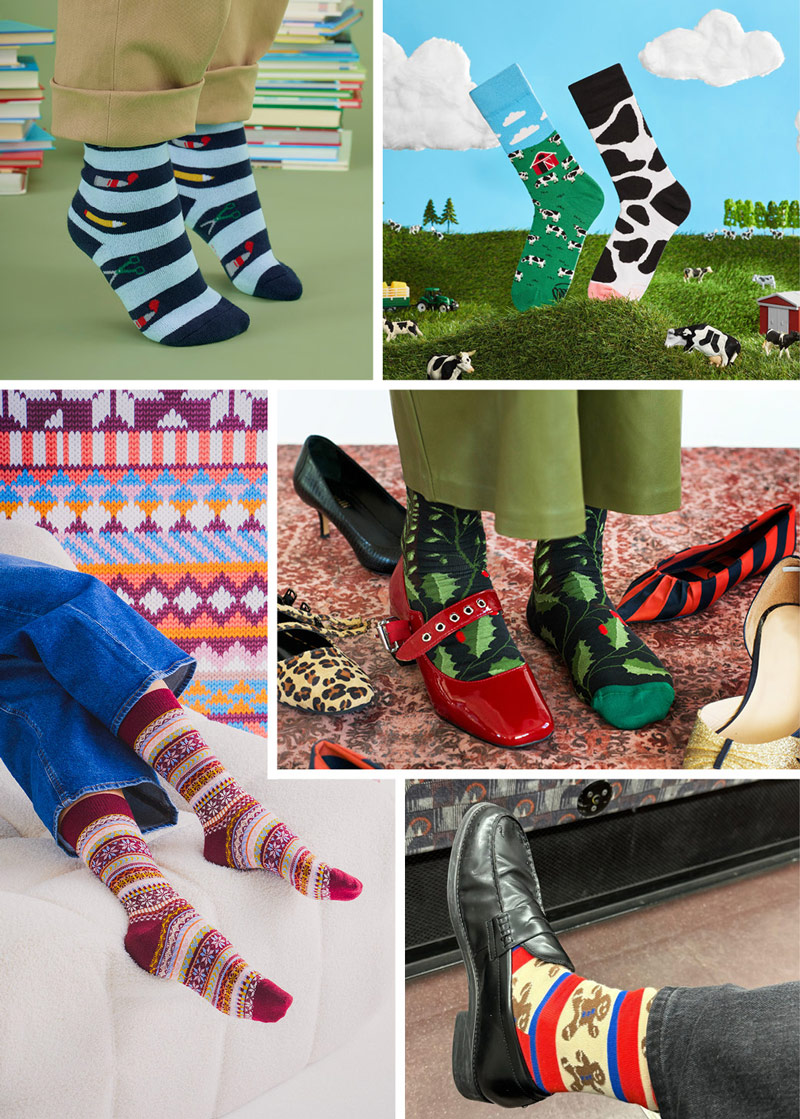 Christmas gift ideas: socks for women, men and kids