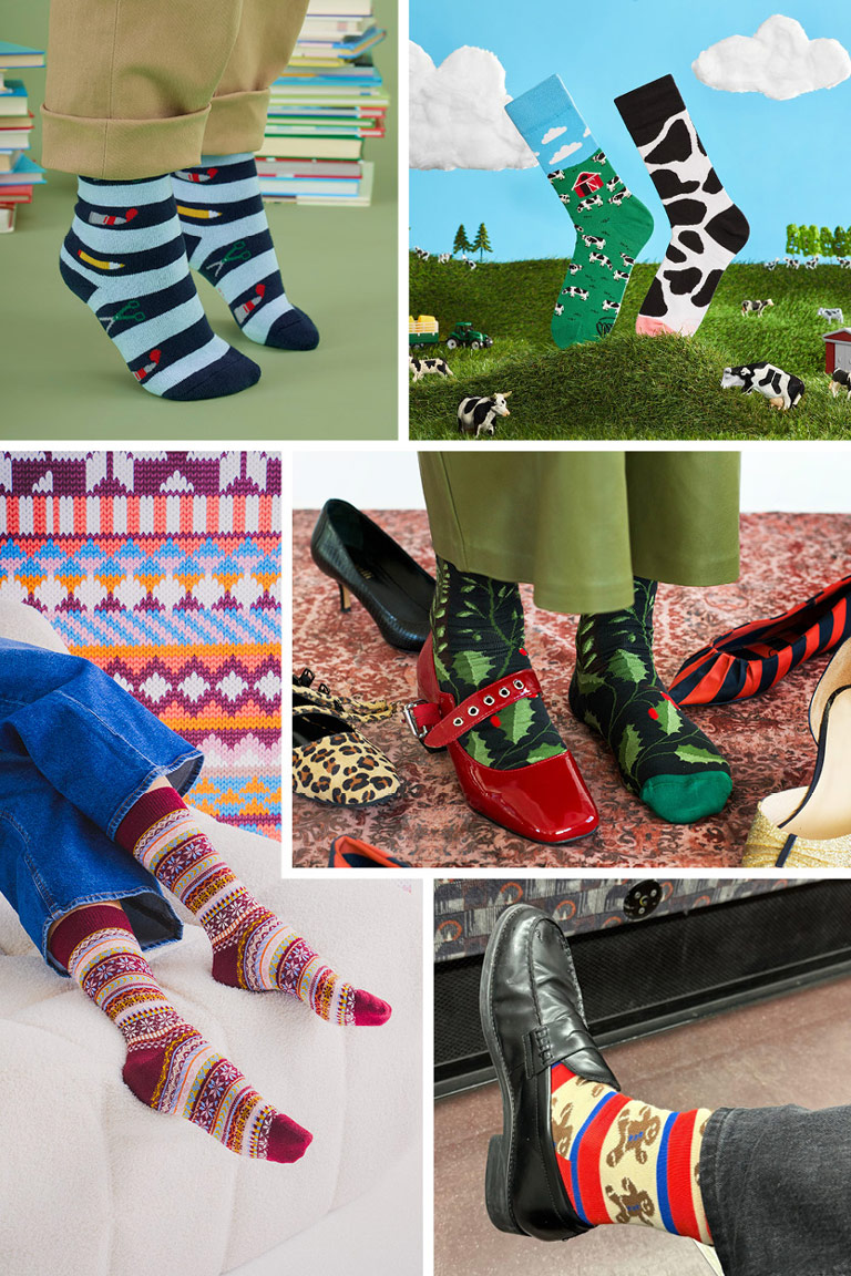 Christmas gift ideas: socks for women, men and kids