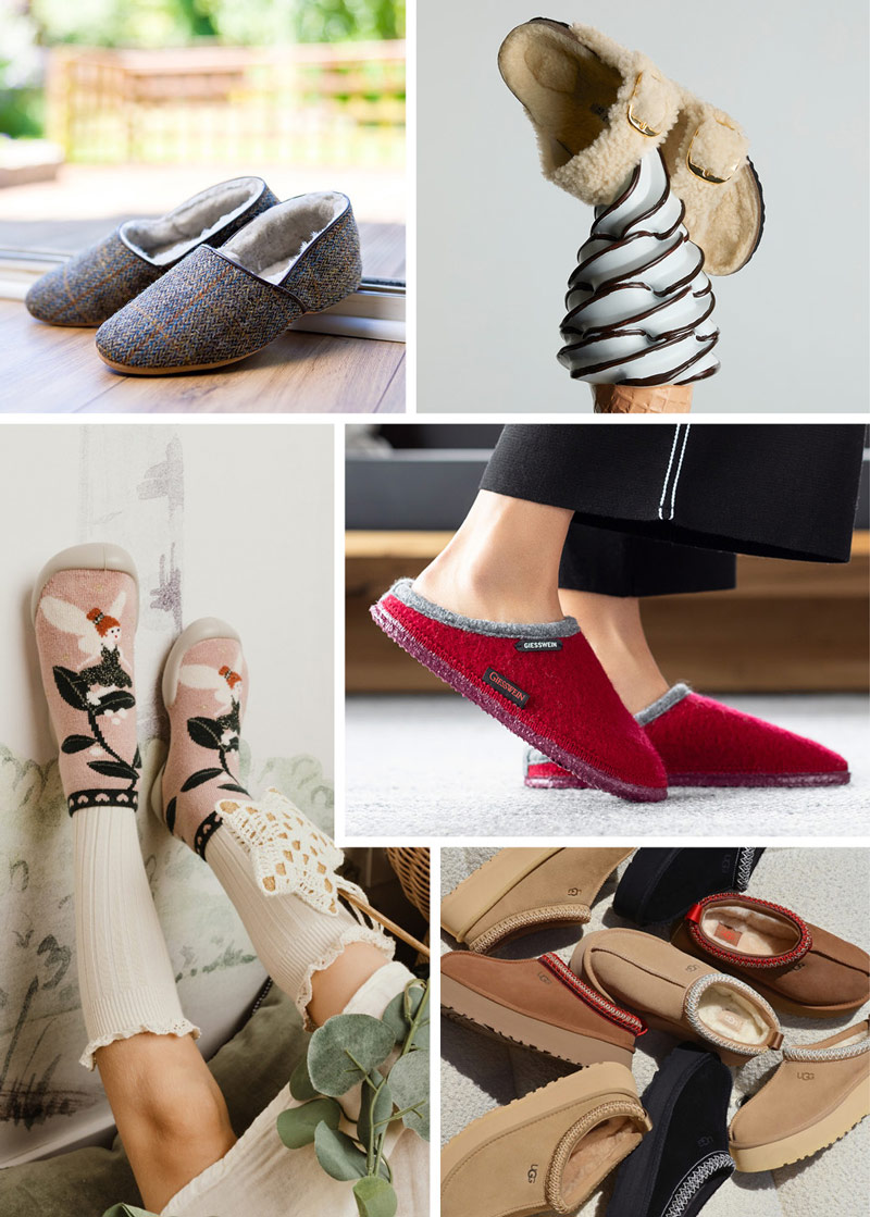 Christmas gift ideas: slippers for women, men and kids