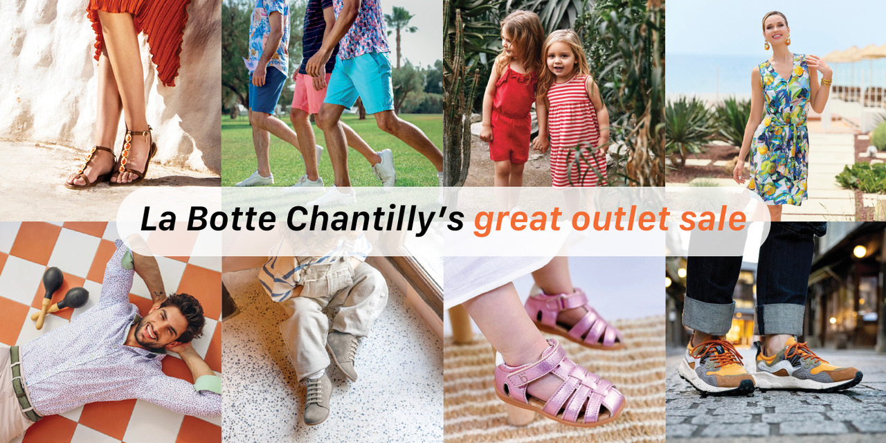 Enjoy our outlet sale on our shoes and clothing 